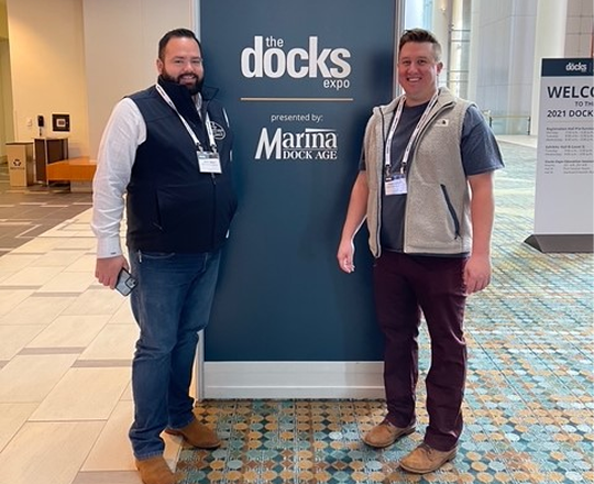 Greg Mezey and Paul Barber, owners of Lansing Harbor