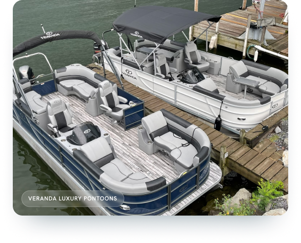 Veranda luxury pontoons for rent