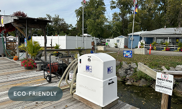 Eco-friendly pump-out station