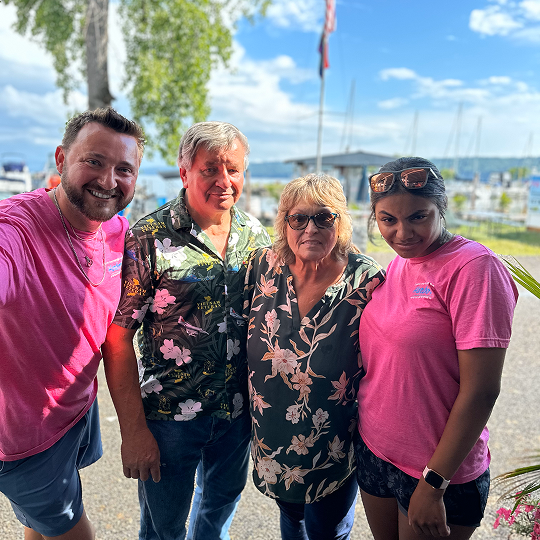 Lansing Harbor marina on Cayuga Lake