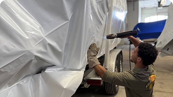 Shrink wrapping
